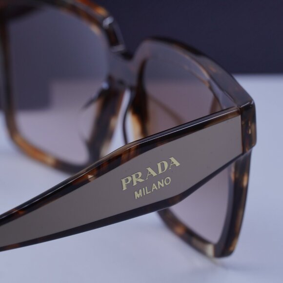 Prada PR24ZSF 07R0A6 Square Sunglasses – Caramel Havana main image 7